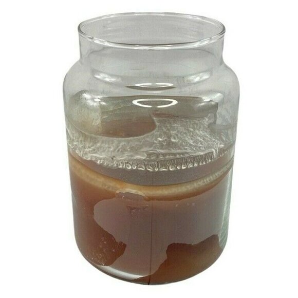 Yankee Candle Warm Woolen Mittens 22oz Jar Candle Half Used HTF Retail Label - Picture 2 of 4